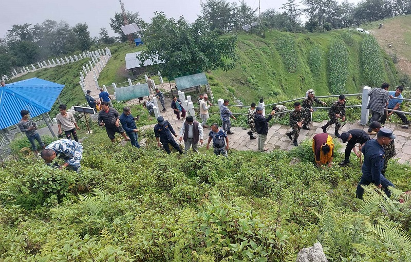 राजा रणवीर हाङले शासन गरेको मझुवागढीलाई ‘फूलैफूलको पहाड’ बनाउन थालियो अभियान